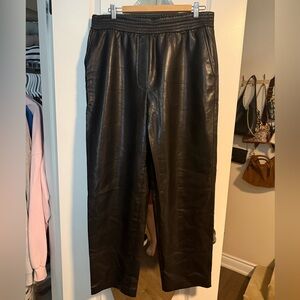 Wilfred leather barrel pant